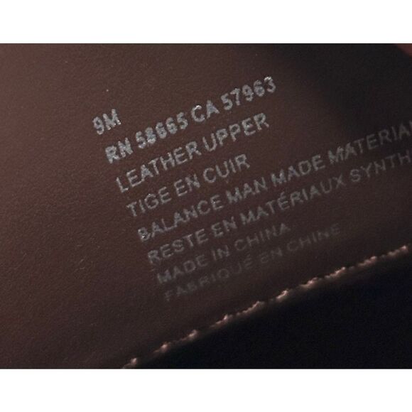 BP Dress Shoes Mens Size 9 Brown Leather Derby Textured Plain Toe Shoe NEW - Picture 9 of 11